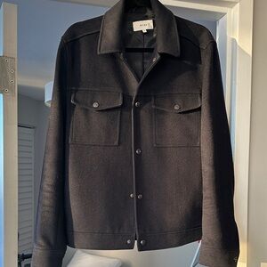 Reiss Men's Navy Shirt Jacket Medium